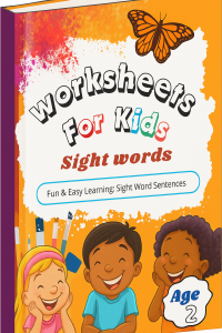 Worksheets for kids sight words